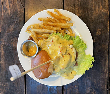 hamburguesa de queso